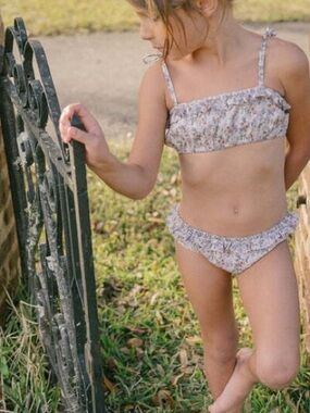 Minnow Floral Ruffle Bikini Set